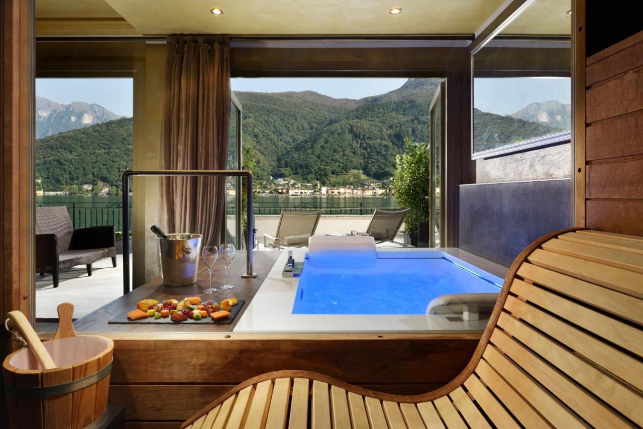 Swiss Diamond Hotel & Spa Morcote Esterno foto The spa at the Hotel Axelmannstein
