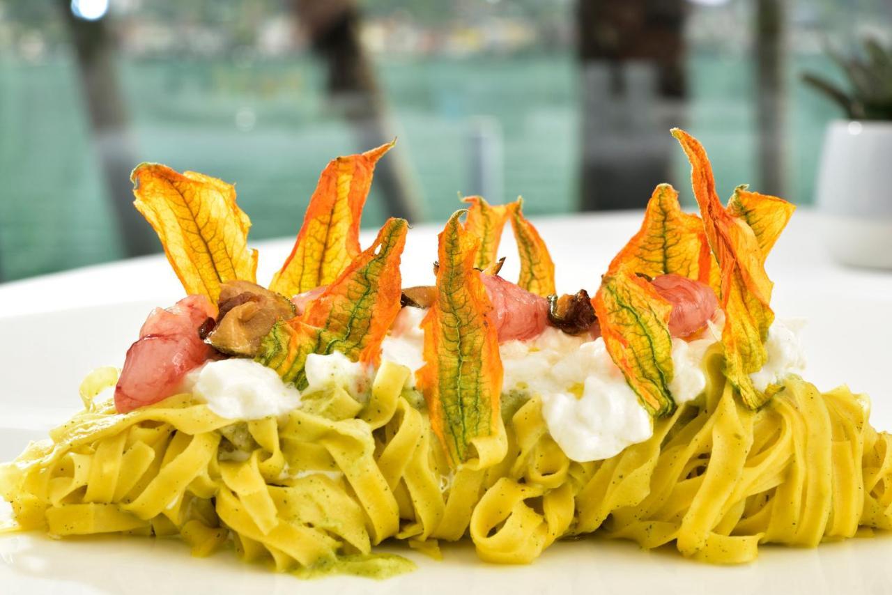 Swiss Diamond Hotel & Spa Morcote Esterno foto Tagliolini with zucchini flowers