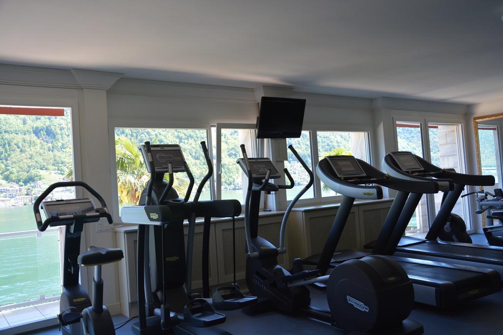 Swiss Diamond Hotel & Spa Morcote Esterno foto The gym at the hotel